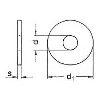 podložka M6 pr. 6.6x22x2 ZINEK pro dřevěné konstrukce DIN 440R – Hledejceny.cz