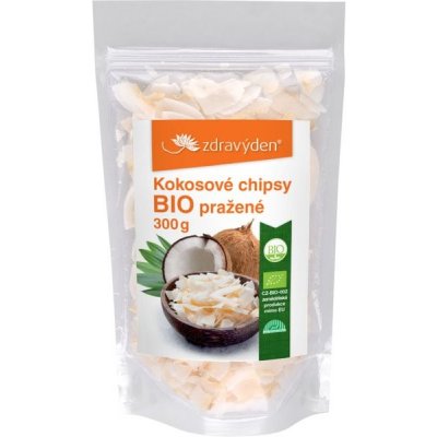ZdravýDen Kokosové chipsy Bio 300 g – Zboží Mobilmania
