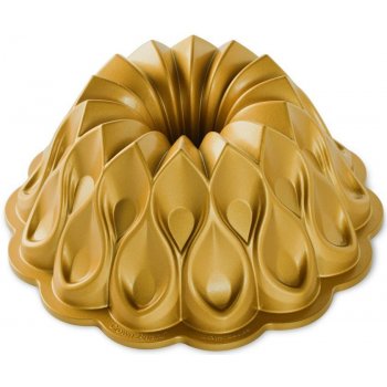 Nordic Ware forma bábovka Crown zlatá 2,3 l