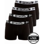 Meatfly pánské boxerky Balboa Boxershorts Four Pack Black/Black – Zbozi.Blesk.cz