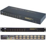 Aten CS-1216A KVM přepínač 16-port KVM PS/2+USB, OSD, rack 19" – Hledejceny.cz