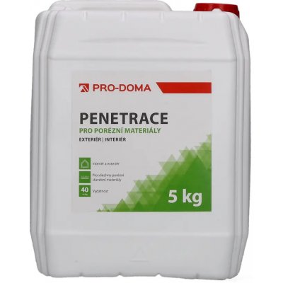 Penetrace pro porézní materiály PRO-DOMA – 5 kg – Zbozi.Blesk.cz