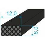 020612 Profilové těsnění 6x12 plné | Zboží Auto