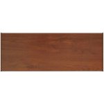 VidaXL Parapet okenní Hnědá dřevěná imitace 100 x 30 x 4,5 cm PVC – Hledejceny.cz