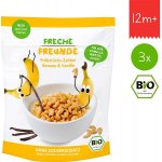 Freche Freunde Bio Cereálie Křupavá čísla Banán a vanilka 3 x 125 g