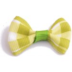 Mašličky 22x40mm kostkované, 4ks - - - VYBERTE VARIANTU Barva: Zelená – Zboží Dáma
