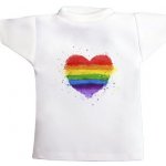 Tričko na láhev Rainbow heart – Hledejceny.cz