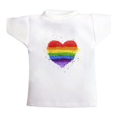 Tričko na láhev Rainbow heart – Hledejceny.cz