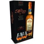Arran 10y 46% 0,7 l (dárkové balení 2 sklenice) – Hledejceny.cz