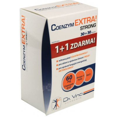 DaVinci Coenzym Extra Strong 60 mg 60 tablet – Hledejceny.cz