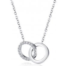 Mabell Dámský náhrdelník z chirurgické oceli CZ221GX1557-AC45