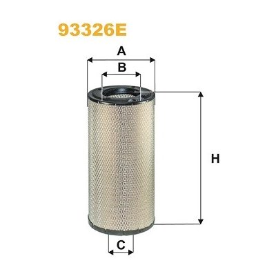 Vzduchový filtr WIX FILTERS 93326E – Hledejceny.cz
