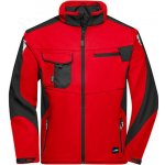 James & Nicholson pánská softshellová bunda J N844 Red