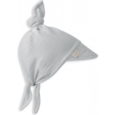 Dětský rostoucí mušelínový klobouček s kšiltem Grey – Zboží Dáma