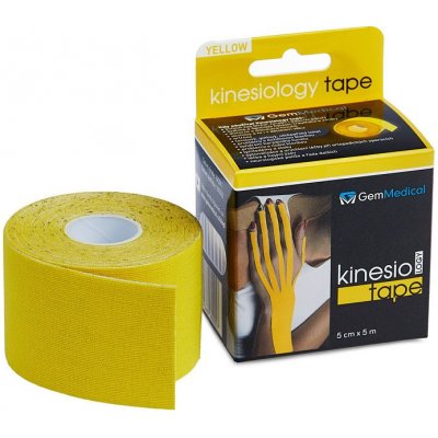 GM Kinesio Tape tejpovací páska žlutá 5 cm x 5 m – Hledejceny.cz