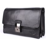 Marta Ponti Luxusní hladká kožená pánská etue no. 631černá – Zboží Dáma Marta Ponti Luxusní hladká kožená pánská etue no. 631černá – Zboží Dáma