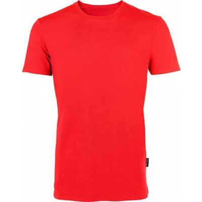 Luxusní tričko z česané organické bavlny HRM 160 g/m Červená HRM101