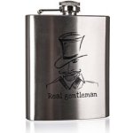 Placatka BANQUET nerezová AKCENT Real gentleman 12,2 x 9,2 x 2,2 cm – Zboží Dáma