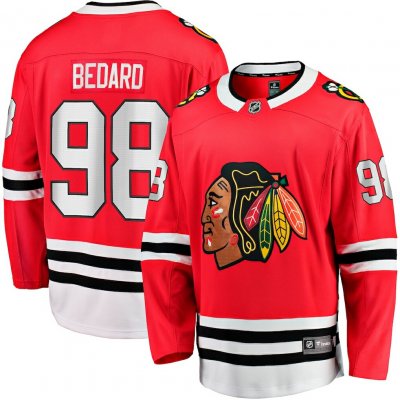 Fanatics Dětský dres Connor Bedard #98 Chicago Blackhawks NHL Breakaway Home Centennial – Zboží Mobilmania