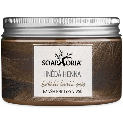 Soaphoria Henna barva na vlasy Hnědá 150 ml