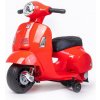 Elektrické vozítko Baby Mix Vespa dětská elektrická motorka červená