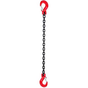 SVX Řetězový závěs hák-hák tř 80 (1 m, 1120 kg, 6 mm) 1m 1120kg 6mm černá