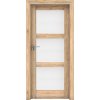 Interiérové dveře INVADO Larina Sati 3 ECO-FORNIR FORTE Bílá CPL B490 80 x 197 cm