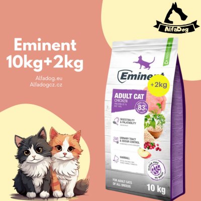 Eminent Cat Adult Chicken High Premium 12 kg – Zboží Mobilmania