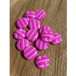 Knoflík se spodním přišíváním růžový – Zboží Dáma