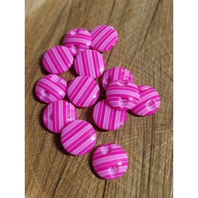 Knoflík se spodním přišíváním růžový – Zboží Dáma