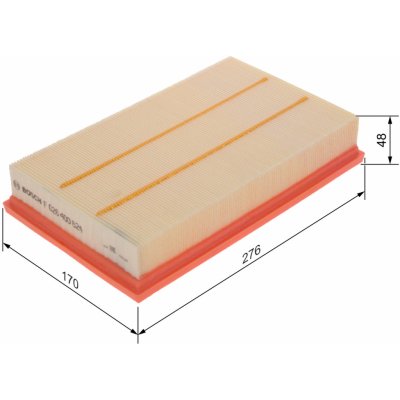 Vzduchový filtr BOSCH F 026 400 624 (F026400624) | Zboží Auto