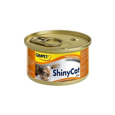 Gimpet ShinyCat pro kočku kuře a papája 70 g