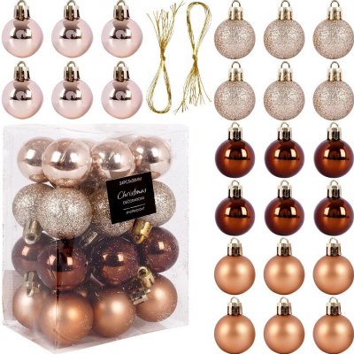 Home Styling Collection Sada vánočních ozdob 24 ks Ø 3 cm – Hledejceny.cz