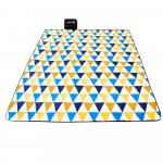 SPRINGOS Pikniková deka 200x200 žluto-modrá COLOUR – Zboží Dáma