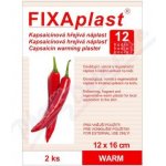 Fixaplast kapsaicinová hřejivá náplast Warm 12 x 16 cm 2 ks – Sleviste.cz