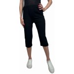 Vanny Dámské černé bavlněné 3/4 legíny AMANDA Černá – Zboží Dáma