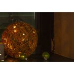 Retlux RXL 240 Dekorace z ratanu ve tvaru koule 20 LED – Hledejceny.cz