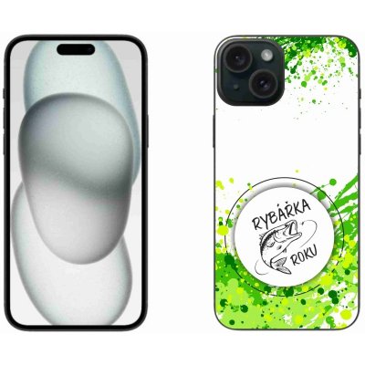 mmCase na iPhone 15 Plus - rybářka roku bílé pozadí – Zboží Mobilmania