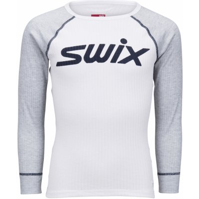 Swix triko dl. rukáv RaceX 40812-11200, jr. šedá – Zboží Mobilmania