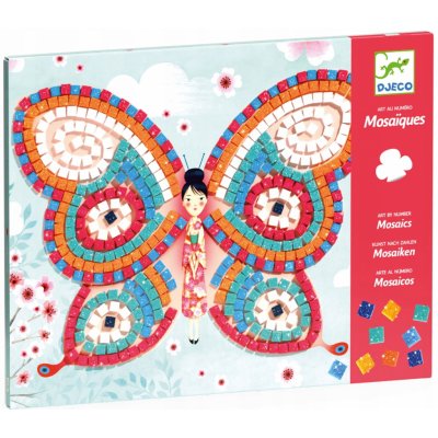 Djeco Kreativní sada Mozaika Motýli – Zboží Mobilmania
