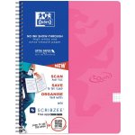 OXFORD Zápisník A4+ Nordic Touch čtverečkovaný růžový 70 listů – Zboží Živě