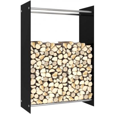 VidaXL Tvrzené sklo 80 x 35 x 120 cm černý – HobbyKompas.cz