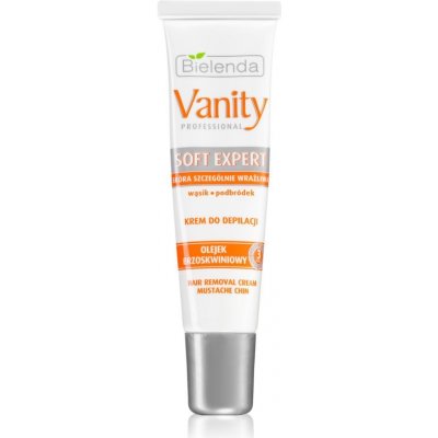 Bielenda Vanity Soft Expert depilační krém na obličej Apricot Oil + Allantoin 15 ml