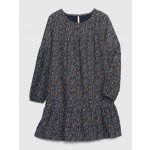 GAP dětské manšestrové šaty s volánem tmavě modrá – Zboží Dáma