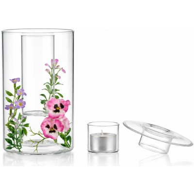 DT GLASS Interaktivní svícen & váza DecorLight – MAXI – Sleviste.cz
