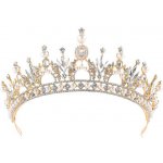 B-Top luxusní svatební korunka BAROQUE TIARA pozlacená – Zbozi.Blesk.cz