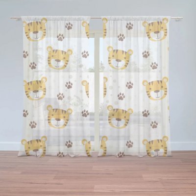 Sablio Záclony Tygřík: 2ks 150x250cm – Hledejceny.cz