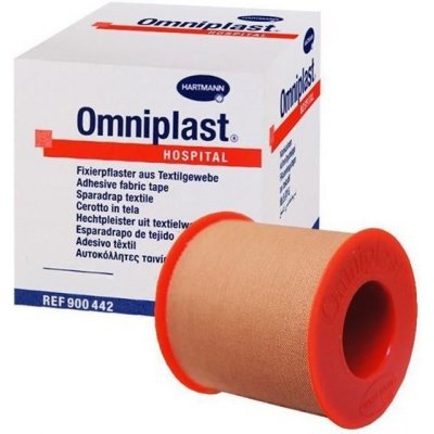 Omniplast textilní náplast 2,5 cm x 9,1 m – Zboží Mobilmania