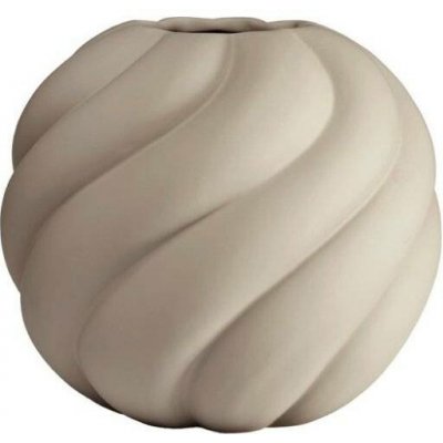 COOEE Váza Twist Ball, 20cm, písková - – Hledejceny.cz