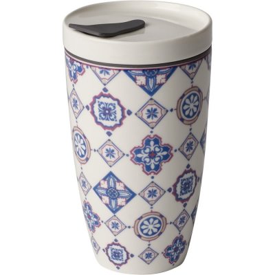 Villeroy & Boch Like To Go cestovní hrnek bílá modrá 350 ml